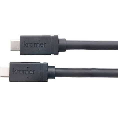 KRAMER INSTALLER SOLUTIONS USB-C FULL FEATURED CABLE, USB 3.2, PASSIVE, 3 FEET - C-U32/FF-3 (96-0235103)