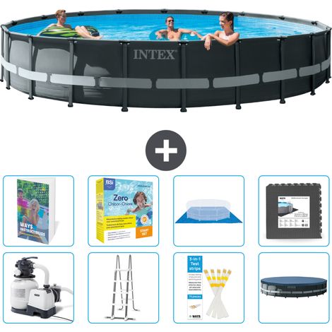 Intex Piscina Ultra XTR Rotonda - 610x122 cm - 9-pezzi  S607