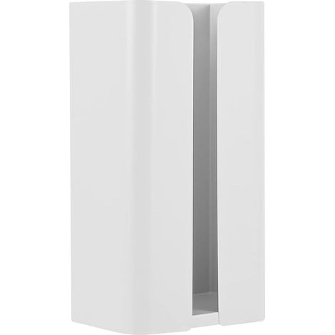 Magnetische Taschentuchbox zur Wandmontage, kein Bohren erforderlich, geeignet für Küche, Kühlschrank und Waschmaschine, 24 x 13 x 8,5 cm, Weiß