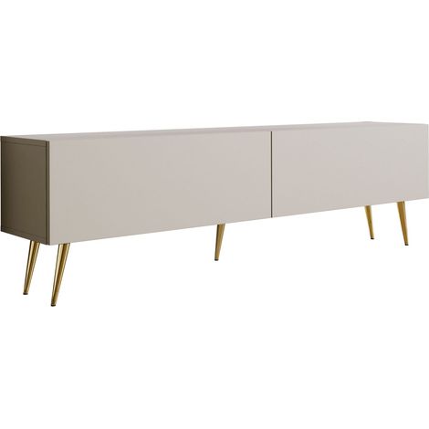 Meuble TV : Cachemire, pieds dorées, 170 x 52 x 32 cm (1/5)