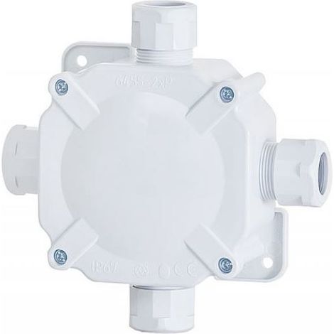 Scatola ermetica F11 con morsetto - grigia IP67 (1/4)
