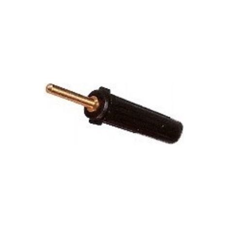 Bananenstecker 2mm SCHWARZ Farbe 6A/60Vdc