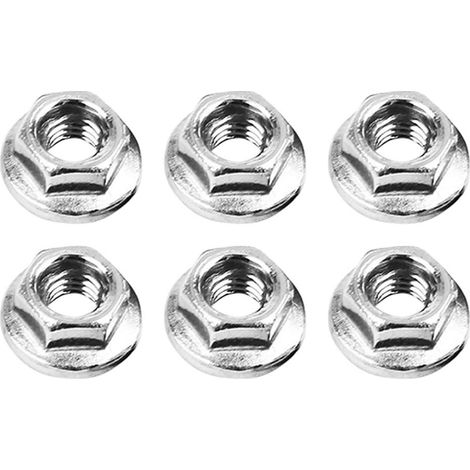 Écrou à embase hexagonale dentelée M5, bouchon antidérapant (1/5)