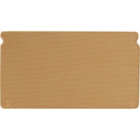 Tappetino per bagagliaio in EVA per Suzuki Grand Vitara I SUV dal 1999 al 2005, a nido d'ape - beige (1/5)