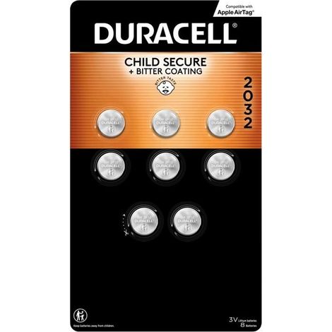 5 Pile bottone Duracell CR2032 3V Litio