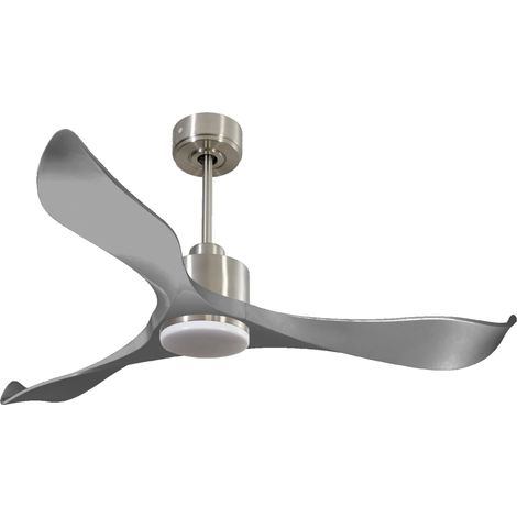 Ventilador de techo Reversible Termostato Dimable Wifi Motor DC Techos Inclinados Mando a Distancia Luz tres tonos Memoria