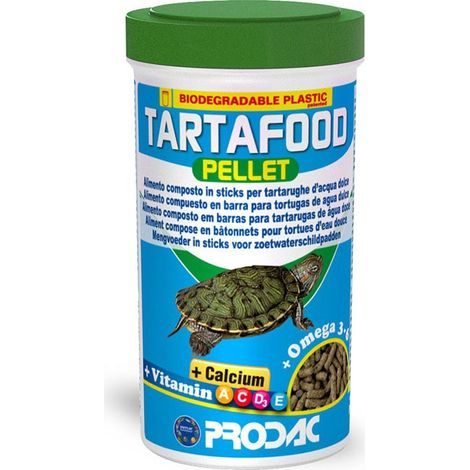 Prodac Tartafood Pellets 250ml / peso 75gr - Alimento in Sticks per Tartarughe d'acqua Dolce (1/2)