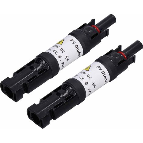 Connecteur de fil solaire de diode imperméabilisant la fusion intégrée 30A