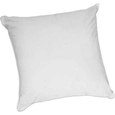 Guanciale memory foam mémofill 60 x 60 cm Percalle di Cotone 91 fili/cm² 750 g Bianco - AUXENCE (1/3)