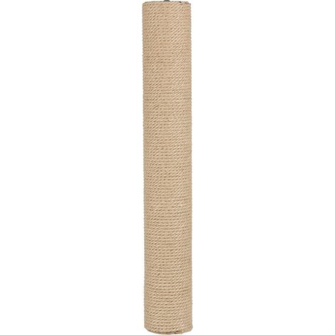 Poteau de rechange ø 9 x 60 cm pour arbre à chat – Corde en sisal – Tiges filetées et vis M8 fournies – Accessoire pour arbre à chat – Animallparadise (1/5)