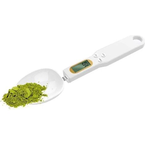 Digitale Küchenwaage (500 g/0,1 g) mit elektronischem Messlöffel für Kaffee, Mehl und Tee, ergonomischer Griff (1/5)