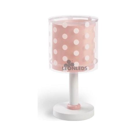 Dalber Lámpara mesa de noche Rosa infantil Dots (1/3)