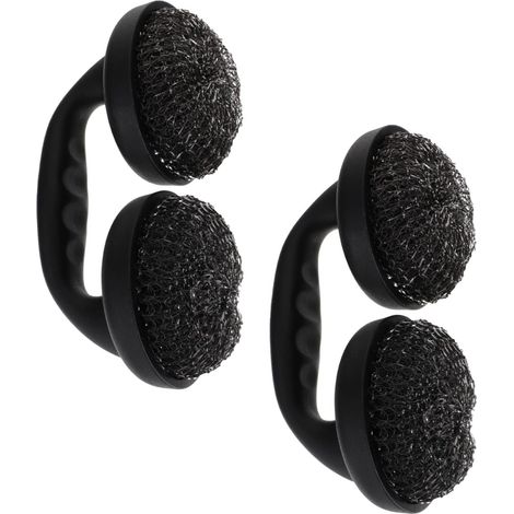 Filiyano-Lot de 2 boules de nettoyage pour barbecue à gaz triple, utilisables en extérieur (1/5)