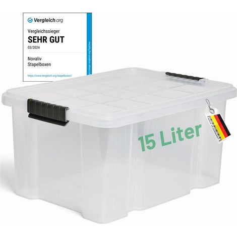 Novaliv Aufbewahrungsbox  1x Aufbewahrungsbox, 1x Deckel (1/5)