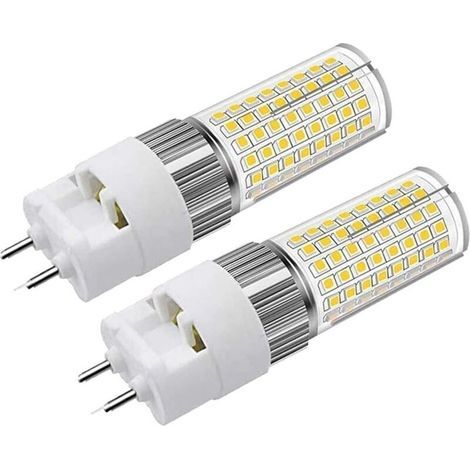 Ampoule à LED G12 16W Blanc Naturel, ampoule maïs bi-pin (équivalent 150W halogène/ampoule à incandescence), 4000K 1600 Lumen Plafonnier Floodlight pour maison rue garage paysage entrepôt, Pack de 2 (1/5)