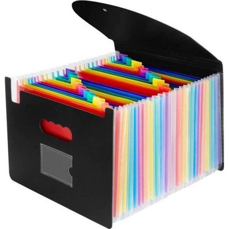 cadeau-OffiConsent Trieur Document A4 Extensible 24 Compartiments Porte Document Accordéon Document Fichier Wall BROYEUR DE CALCIUS (1/5)