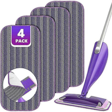 Recharges microfibres Swiffer Wet Jet, lot de 4 - pour sols en bois (1/3)