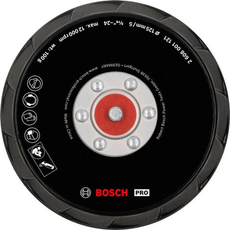 Bosch PRO Polierteller, 125 mm, GPX 12V-125 (1/5)