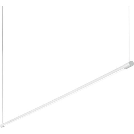 Sospensione Industrial-Minimal Yoko Alluminio-Plastiche Bianco Led 16W 3000K