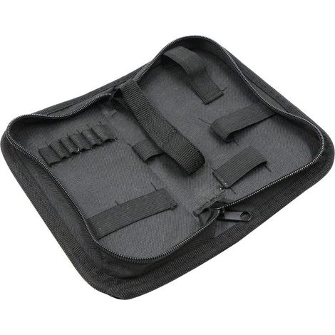 Trousse à outils en toile Oxford imperméable, rouleau zippé pour électricien et mécanicien (1/5)
