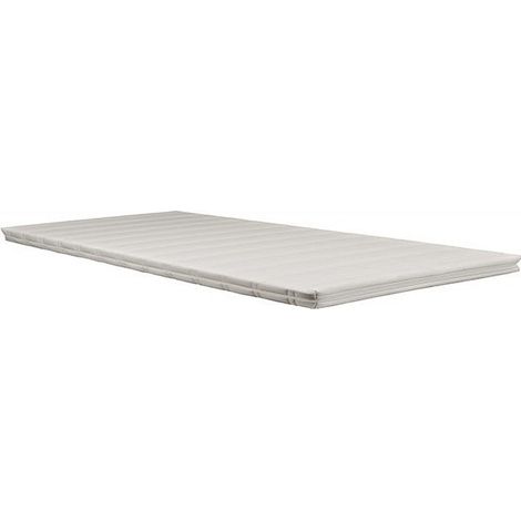 sur-Matelas 70x200 Epais Hauteur 6 cm Mousse Polysoff Déhoussable Aloè Vera Très Moelleux ( (1/4)