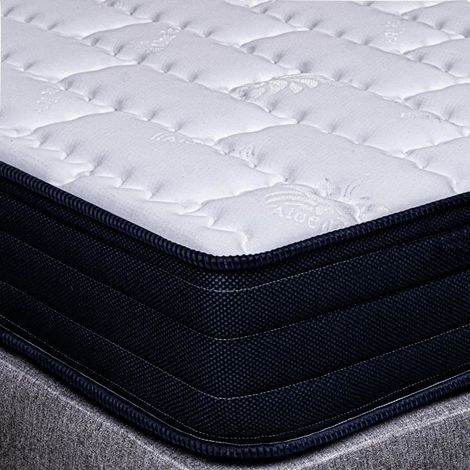 Matelas - BestConfort - 140 x 200 cm - Mousse haute densité - Anti-acarien - 20 cm d'épaisseur (1/2)