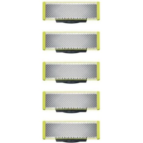 Lot de 5 lames de rechange OneBlade, compatibles QP2523, QP2530, QP6523 et QP220, pour visage et corps (1/5)