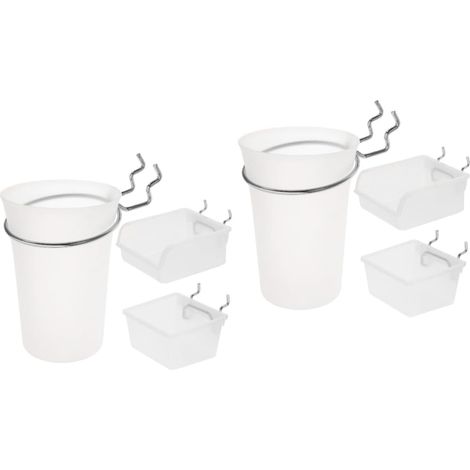 Sets of Pegboard Organizer Accessories with Hooks and