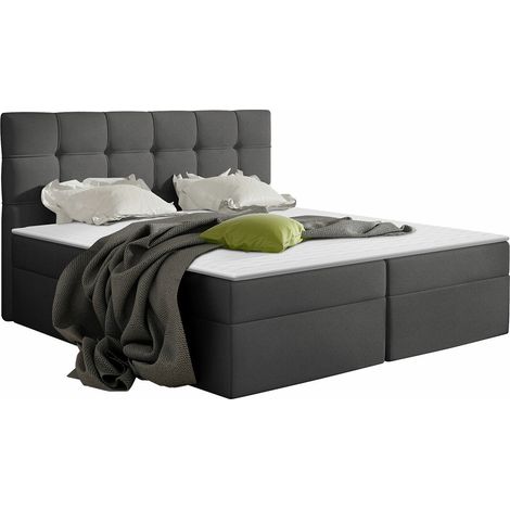 Cama continental Comfivo Gaudens, Kronos 22, Doble, Continental, 160x200, Tapiz, Somieres, 166x206x113cm (1/5)