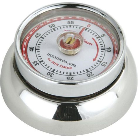 Minuteur chromé