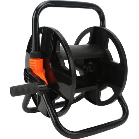 Enrouleur de tuyau d'arrosage, support de rangement pour tuyau d'arrosage, outil à bras unique en ABS pour jardin, lavage de voiture et arrosage (1/5)