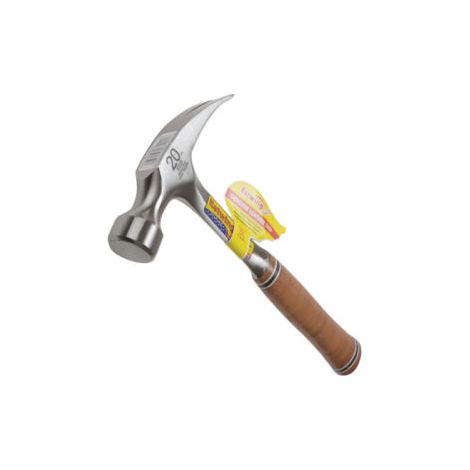 Estwing E20S Straight Claw Hammer - Leather Grip