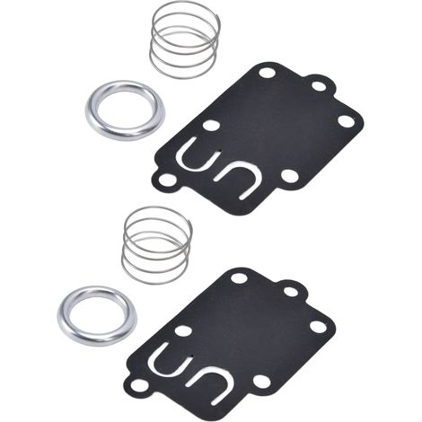 Das 2-teilige Motormembran-Kit ersetzt die Ersatzteile 5021K 692206 (Feder) und 272538 (Membranen) und 690766 (Federkappen) in zwei Sätzen.
