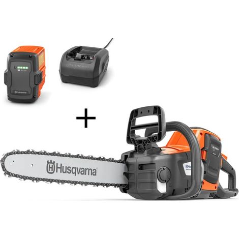 Tronconneuse sans fil husqvarna 242i 14 batterie 40 b140 chargeur 40 c80