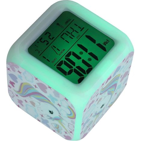 Réveil pour enfant à motif licorne, réveil LED pour la décoration du salon (1/5)