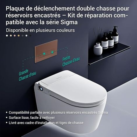 Plaque de déclenchement avec jeu de levier de chasse et cadre de montage pièces de rechange compatible avec Sigma 01 20 30 (1/4)