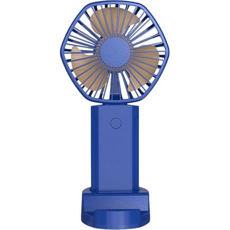 1 Ventilator, USB-aufladbar, leise, 3 Geschwindigkeitsstufen, Kunststoff, für Reisen, Büro und Outdoor (1/5)