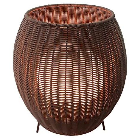 Lampada decorativa effetto rattan a LED senza fili H44CM COCOON (1/3)
