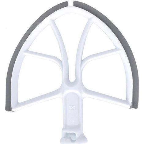 Flexible Edge batteur plat palette avec silicone Edges de rechange pour KitchenAid 6QT bol relevable robot pâtissier (1/5)