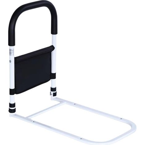 Aide au levage de lit pour personnes âgées – protection antichute avec barrières de lit métalliques pour personnes âgées, adultes, femmes enceintes et personnes handicapées – sac de rangement inclus –