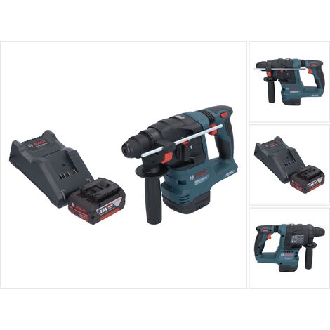 Bosch GBH 18V-22 Trapano a percussione professionale a batteria 18 V 1,9 J SDS Plus Brushless + 1x batteria ricaricabile 4,0 Ah + caricabatterie