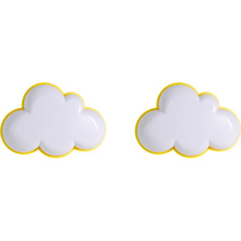 Veilleuse intelligente à capteur de lumière en forme de nuage, idéale pour la chambre d'enfant, la décoration de dortoir étudiant, ou comme lampe de chevet Lampe murale à économie d'énergie (1/4)