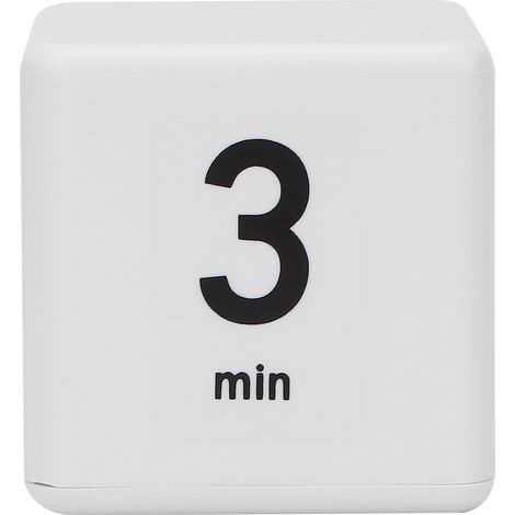 Minuteur à bascule professionnel pour salon de beauté, minuteur cube de gestion du temps pour l'apprentissage des étudiants, 1-3-5-10 minutes (1/5)