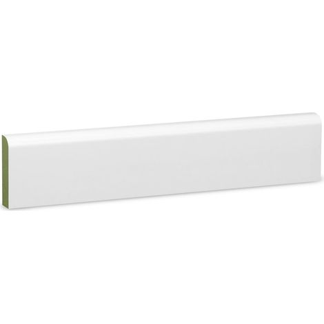 KGM Sockelleiste Oben Rund Küchenleiste RAL 9016 MDF 15x58mm 2,4m