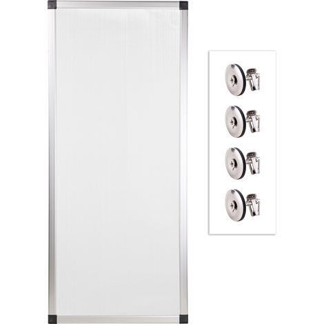 Lichtschachtabdeckung Kellerschachtabdeckung Insektenschutz Alurahmen 115x60 cm