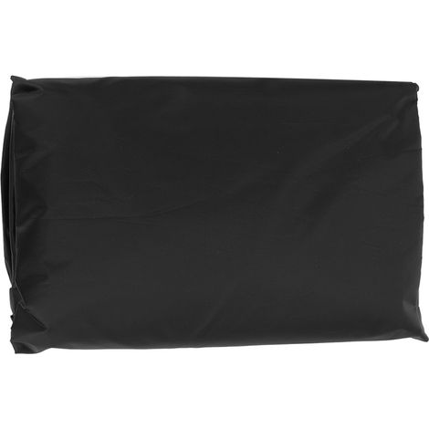 Couverture imperméable et anti-poussière pour spa extérieur rond, protection pour source thermale, couleur noire (1/5)