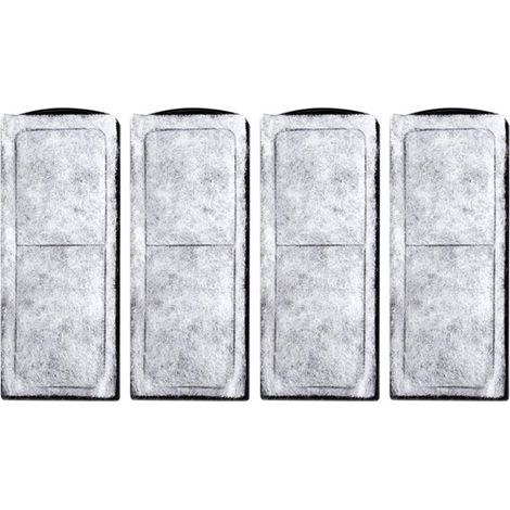 Filtre D'aquarium Coton, Cartouche Filtrante pour Aquarium, Rechange en Coton pour Filtre D'aquarium, Cartouche Filtrante pour Aquarium, Accessoire de Filtre Mural pour Aquarium, 4 Pièces (1/5)