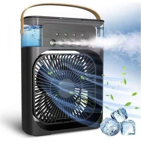 Climatiseurs personnels, refroidisseurs évaporatifs, climatiseurs portables noirs-AquaForge