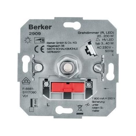 Berker Drehdimmer (R, LED), Lichtsteuerung 2909 (1/5)