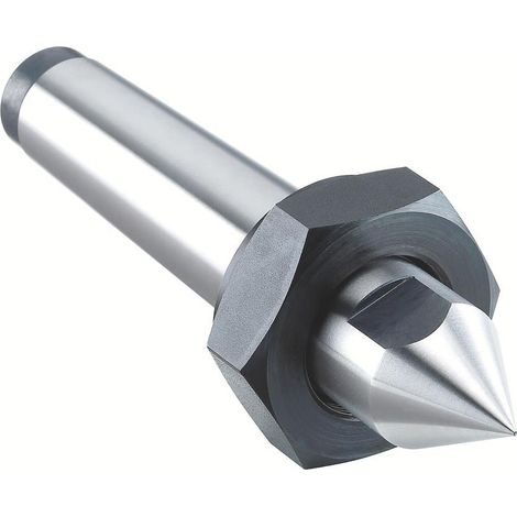 Röhm puntas de centrar fijas, MK 3, similar DIN 807, punta completa con tuerca extractora - 005654 (1/5)